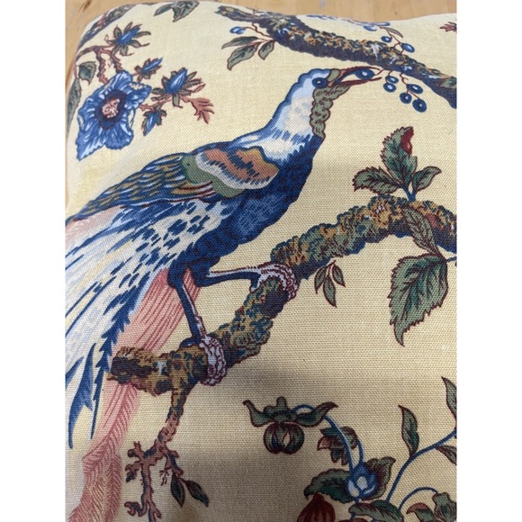 Vintage Waverly Olano Bird Pheasant Throw Pillows Set Of Two 16\